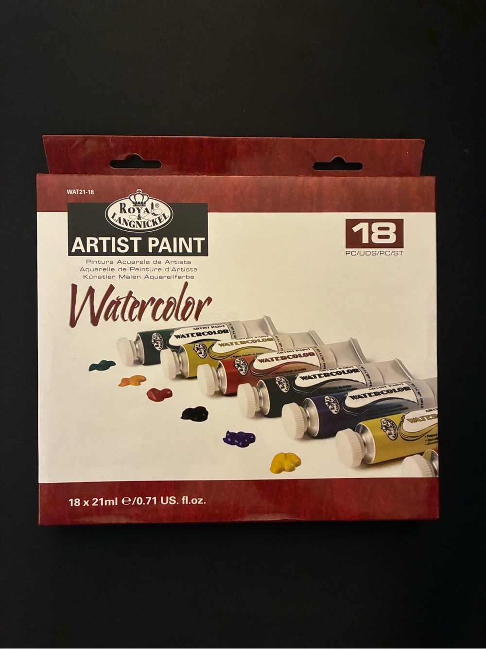 Watercolor Paint Set - Set of 18